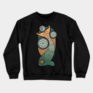 UNDERWATER. CELTIC FISH. Crewneck Sweatshirt